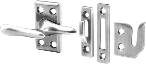 Miniatura 9 de Prime-Line H 3683 - Cerradura de ventana abatible de latón antiguo fundido a presión y acero de 1-7/8 pulgadas (paquete individual)