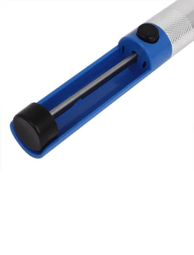 Miniatura 3 de uxcell Cuerpo de aluminio de la herramienta del removedor del hierro de la ventosa de la soldadura de la bomba de desoldadura