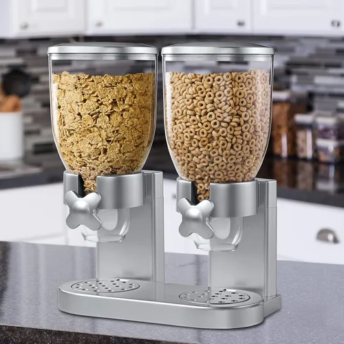 Miniatura 2 de Dispensador único Zevro de alimentos secos, Dispensador doble