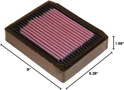 Miniatura 9 de K&N Filtro de aire del motor: Alto rendimiento, filtro de aire Powersport: Se adapta a BMW 1976-1996