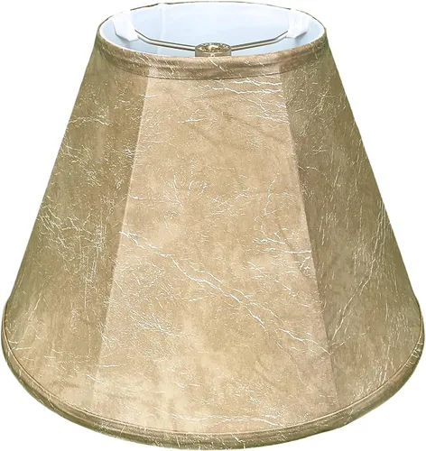 Miniatura 29 de Royal Designs, Inc. BS-707FC-6AGL Deep Empire Basic - Pantalla para lámpara con clip de llama, 3.5 x 6 x 5.75 pulgadas, color dorado antiguo