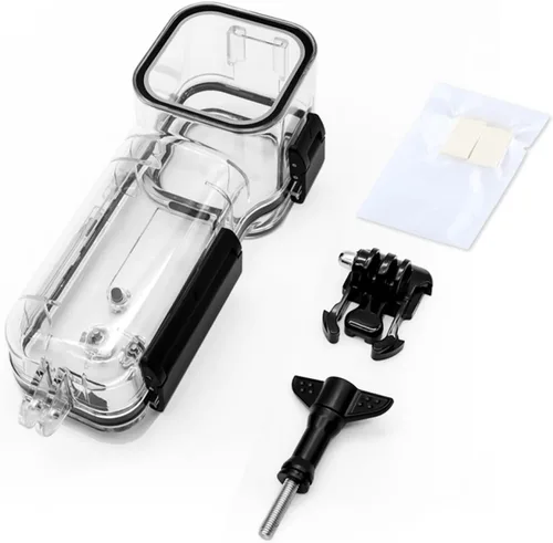 Miniatura 8 de PULUZ Funda de buceo para DJI Osmo Pocket 3 Funda impermeable PC carcasa protectora 147.6 ft/147 pies cubierta de buceo submarino con accesorios