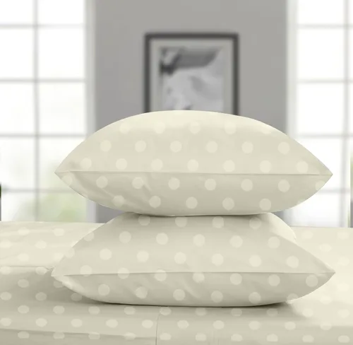 Miniatura 7 de Threadmill Home Linen Bedding - Juego de sábanas de 300 hilos, 100 % algodón, juego de cama de lujo, 4 piezas, tejido de satén suave, color blanco