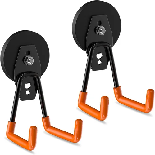 Miniatura 15 de ENUODA - Ganchos magnéticos fuertes, ganchos magnéticos de alta resistencia para cochera, soporte magnético para herramientas de crucero para colgar