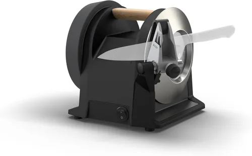 Tormek Afilador de cuchillos de cocina T-1 para uso doméstico - CARBON BLACK - Versión US - Español Negro