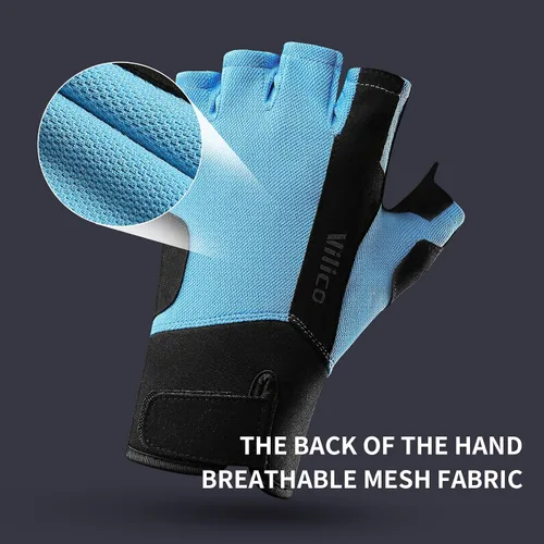 Miniatura 5 de Guantes de levantamiento de pesas para hombres, guantes de entrenamiento para mujeres, guantes de gimnasio transpirables y cómodos, antideslizantes
