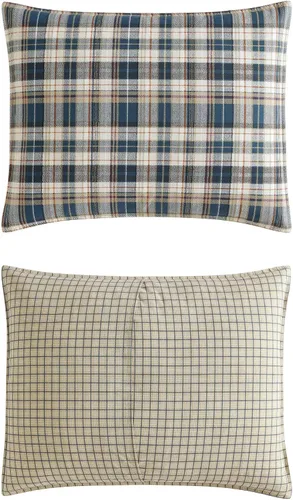 Miniatura 12 de Eddie Bauer - Juego de edredón tamaño Queen, ropa de cama reversible de algodón con fundas a juego, decoración del hogar para todas las estaciones