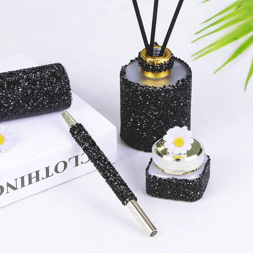 Miniatura 6 de Adhesivo con diamantes de imitación para decoración del hogar, calcomanías autoadhesivas para decoración de autos y manualidades