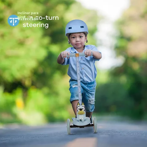 Miniatura 10 de Voyager - Self-Balancing Toddler Kick Scooter, 3-Wheel Scooter with Light-Up Wheels, Extra Wide Deck, Foot Brake, Lean-to-Steer Design, 75 lb Limit