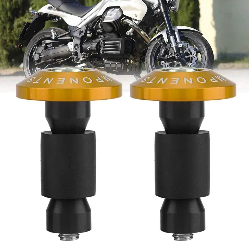 Miniatura 5 de Tapón de agarre para manillar, 0.866 in, 7/8 pulgadas, tapas deslizantes para manillar de motocicleta, para carreras ATV Offroad (dorado)