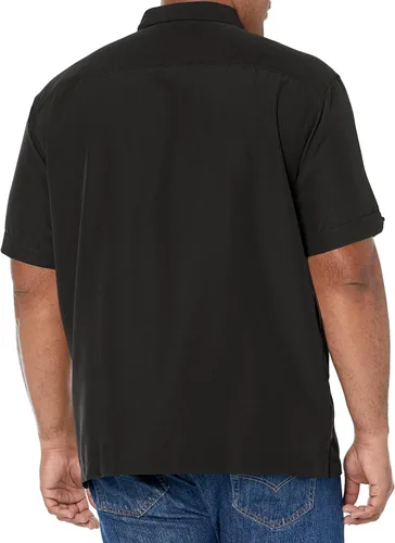 Miniatura 2 de Cubavera Camisa Dobby de manga corta con botones para hombre (talla S - 5X grande y alto)