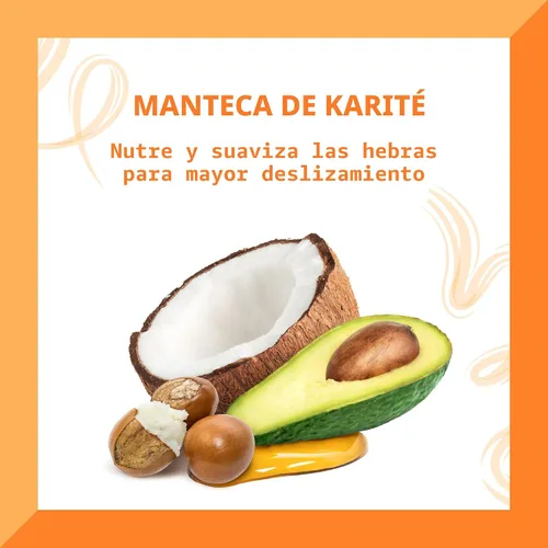 Miniatura 3 de Cantu Coil Calm Detangler con manteca de karité para cabello natural, 8 onzas líquidas