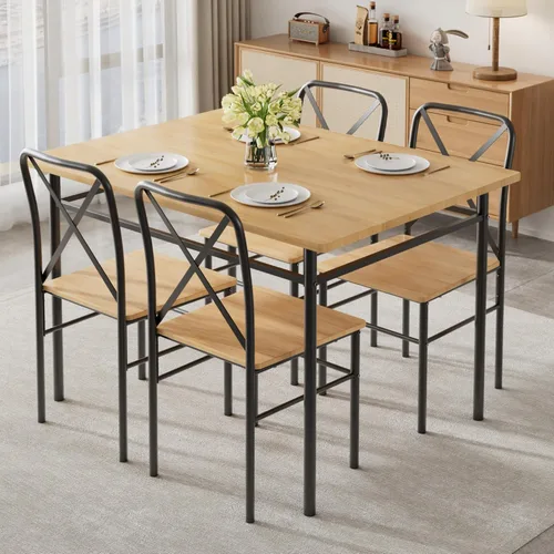 Miniatura 14 de VECELO juego de mesa de bar pequeña y sillas para 2, taburetes tapizados y estantes de almacenamiento de vidrio, para cocina, comedor, rincón