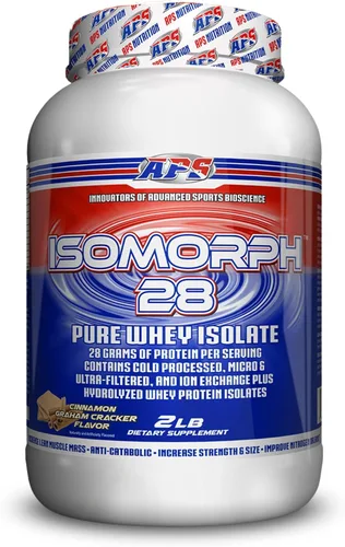 Miniatura 21 de APS Nutrition Isomorph 28 Proteína en polvo Aislado de suero puro Aislados prensados en frío, ultrafiltrados e intercambio iónico 0.99 oz