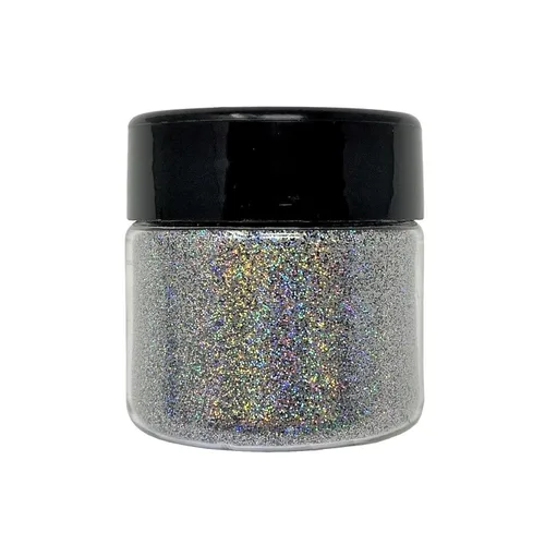 Miniatura 17 de Tarro biodegradable de estrellas holográficas con purpurina de grado cosmético de 0.75 onzas, vegano y fabricado en los Estados Unidos