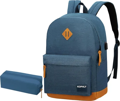 Mochila Grande de Equipaje de Mano para Portátil para Viajes, Azul, Grande