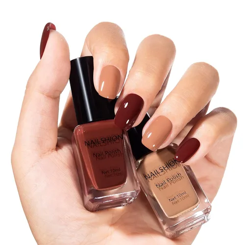 Miniatura 10 de Capa base y capa superior, esmalte de uñas regular transparente, rico en calcio VE secado rápido al aire fortalecimiento de uñas, sin gel, 2 piezas