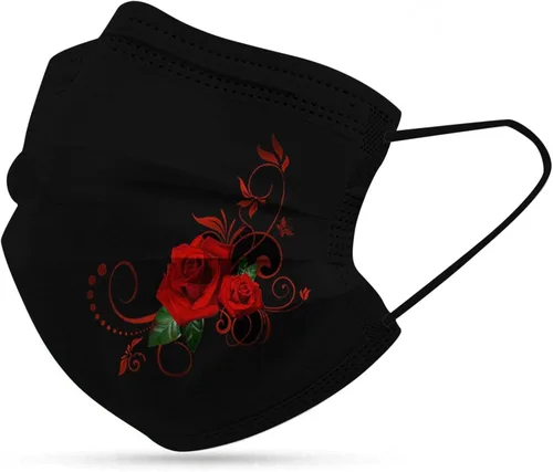 Miniatura 2 de 50 cubrebocas de mariposa, tela de protección de 3 capas, diseño de mariposa de verano para adultos y niños, regalo de fiesta al aire libre