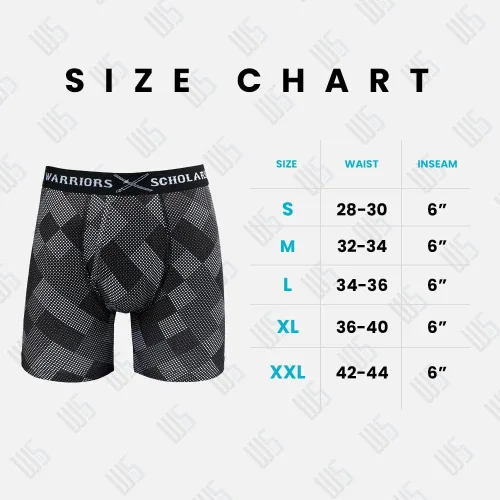 Miniatura 6 de Warriors & Scholars Mens Boxer Briefs Boxer Briefs for Men Pack of 6 Mens Boxer Briefs Underwear Boys Boxer Briefs