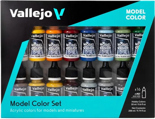 Miniatura 10 de Vallejo - Juego de pintura acrílica de camuflaje alemán de la Segunda Guerra Mundial Color del modelo Colores de alta pigmentación Acabados