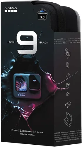 Miniatura 4 de Cámara de acción GoPro HERO9, impermeable, con pantalla LCD frontal y trasera táctil, video 5K Ultra HD, fotos de 20 MP, transmisión en vivo
