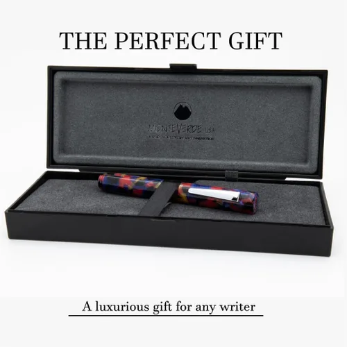 Miniatura 5 de Monteverde MVP Liquid Rollerball Pen - Rompecabezas rojos - Punto medio - Mini bolígrafo compacto y versátil - Tecnología Liquid Rollerball