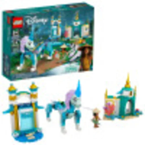 LEGO Disney Raya y Sisu Dragon 43184; un juguete único y kit de construcción; lo mejor para niños a los que les gustan las historias con dragones y