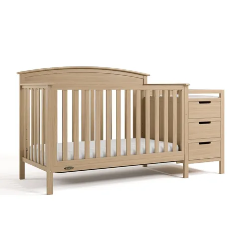 Miniatura 25 de Graco Benton - Cuna convertible 5 en 1 con cajón, certificado GREENGUARD Gold, se convierte de cuna de bebé a cama infantil, sofá cama y cama