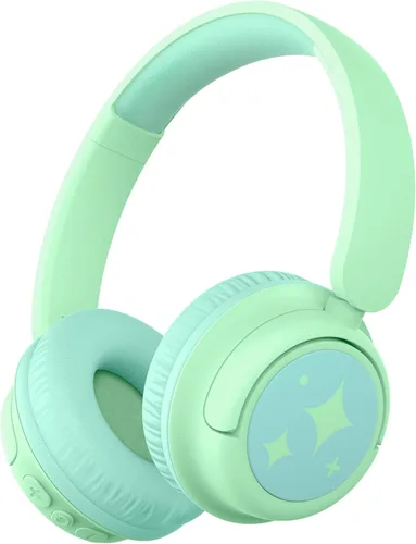 Miniatura 13 de iClever BTH22 - Auriculares Bluetooth para niños, tiempo de reproducción de 60 horas, carga rápida USB C, Bluetooth 5.4, cable AUX, volumen seguro