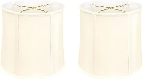 Miniatura 11 de Royal Designs, Inc. BSO-719-10BG pantalla para lámpara resistente básica con forma de tambo, 9 x 10 x 10 pulgadas, Beige