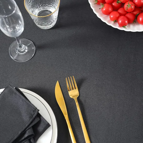 Miniatura 6 de Cupuamon - Mantel rectangular de 60 x 84 pulgadas, tela de poliéster lavable para decoración de bodas, fiestas, cenas y banquetes
