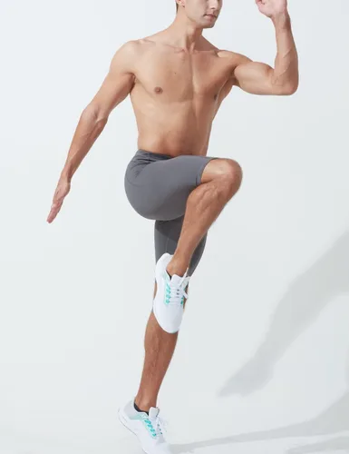 Miniatura 6 de MIZOK Pantalones cortos de compresión elásticos para hombre con bolsillo