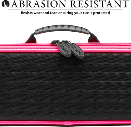 Miniatura 6 de Casemaster Parallax - Estuche para taco de billar/billar 600D Oxford de poliéster pesado e interior acolchado, capacidad para 1 taco completo de 2