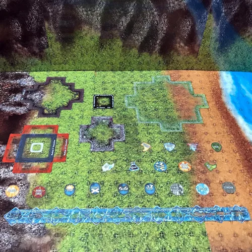 Miniatura 9 de Arcknight Plantillas de efectos de hechizos para Pathfinder 2E; 21 marcadores para hechizos AOE con referencia; fichas de condición, pulido e