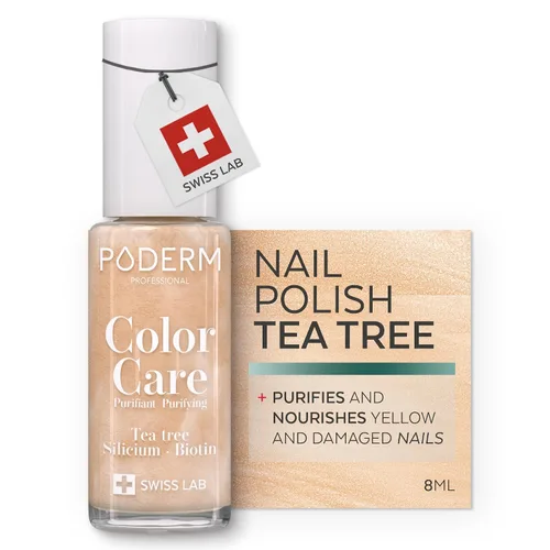 Miniatura 18 de PODERM Esmalte de uñas, enriquecido con árbol de té y biotina, mejora la apariencia de las uñas, fórmula vegana, para manos y pies, laboratorio