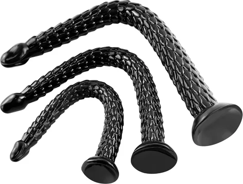 Miniatura 2 de Consolador anal súper largo, tapones de serpiente de 16.14 pulgadas con ventosa, masajeador de próstata juguetes sexuales para hombres y mujeres