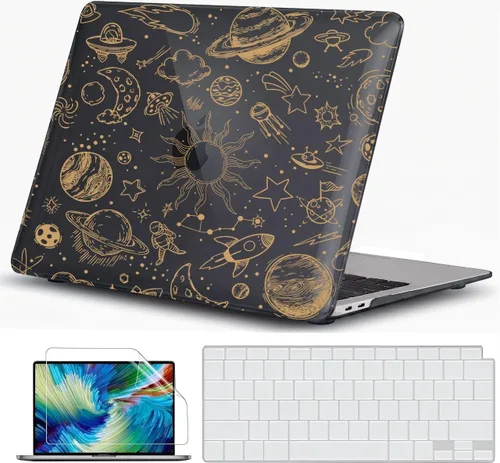 Miniatura 20 de GVTECH Funda para MacBook Air de 13 pulgadas (2010-2017) A1369 A1466 carcasa rígida de plástico, carcasa negra