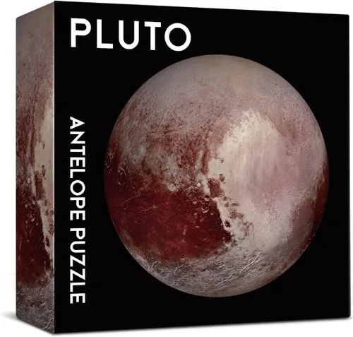 Miniatura 4 de Antelope - Rompecabezas de 1000 piezas para adultos, rompecabezas espacial de Plutón, rompecabezas redondo del planeta, sistema solar, alta