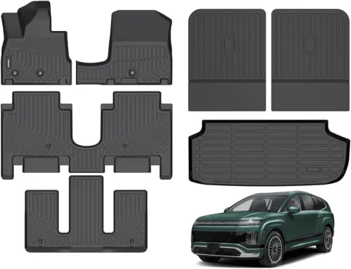 Miniatura 11 de ANBINGO® Alfombrillas de Piso para 2024 2025 CX-90 y CX90 PHEV (Híbrido Enchufable) 6 y 7 Asientos 2da Fila Asiento de Capitán o Asiento Tipo Cubo