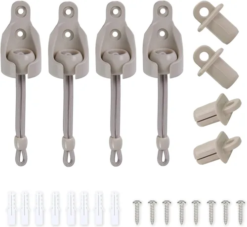 Miniatura 10 de Kit de sombreado solar y cubierta de extremo, resistente a la intemperie, adecuado para persianas enrollables Coolaroo al aire libre, persianas