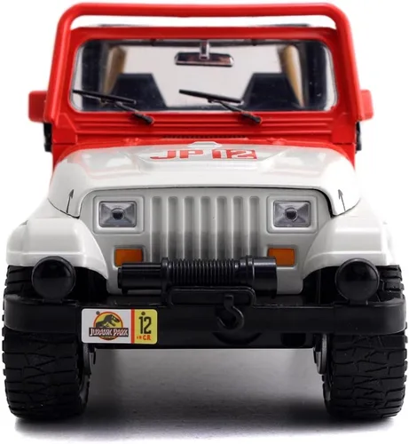 Miniatura 3 de Jada Jurassic World 1:24 1992 Jeep Wrangler Jurassic World - Auto fundido a presión, juguetes para niños y adultos