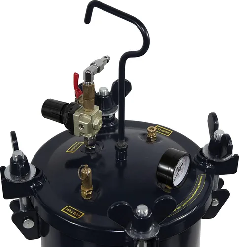 Miniatura 3 de CALIFORNIA AIR TOOLS 255C - Olla a presión de 2.5 galones para fundición, azul y compresor de aire portátil ligero y silencioso CAT-1P1060S