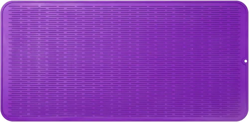 Miniatura 117 de MicoYang Alfombrilla de silicona para secado de platos para múltiples usos, fácil de limpiar, ecológica, resistente al calor, alfombrilla