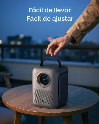Miniatura 6 de Anker Nebula P1i Proyector portátil con WiFi y Bluetooth por soundcore, diseño abatible, 1080P FHD, soporte 4K, 380 lúmenes ANSI, enfoque