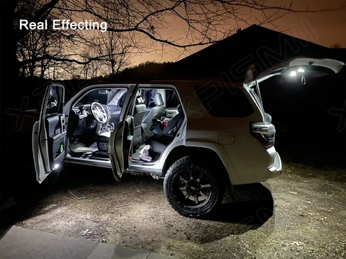 Miniatura 4 de Xpismii Paquete de 16 luces LED blancas para interiores de Toyota 4Runner 2010 2011 2012 2013 2014 2015 2016 2017 2018 2019 2020 2021 2022