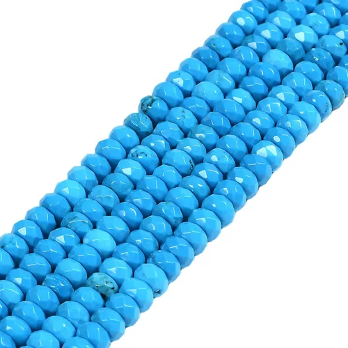 Miniatura 13 de 7 chakras piedras preciosas de 0.236 in de piedras preciosas facetadas Rondelle sueltas cuentas para hacer joyas DIY cuentas de 16 pulgadas