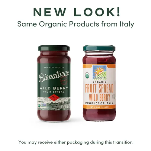 Miniatura 2 de Bionaturae Mermelada Orgánica de Frutas Silvestres - Gelatina Orgánica, Sin OMG, Certificado USDA, Sin Azúcar Añadido, Sin Conservantes, Mermelada