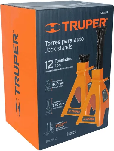 Miniatura 6 de TRUPER TORAU-12 Jack Stands 12 Ton