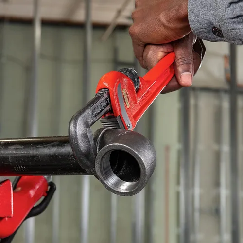 Miniatura 17 de RIDGID 31025 Llave de tubo recta modelo 18 resistente, llave de fontanería de 18 pulgadas