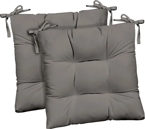 Miniatura 48 de RSH DECOR Juego de 2 cojines de asiento para silla de comedor para interiores y exteriores, 16 x 16 x 2 pulgadas, color a elegir